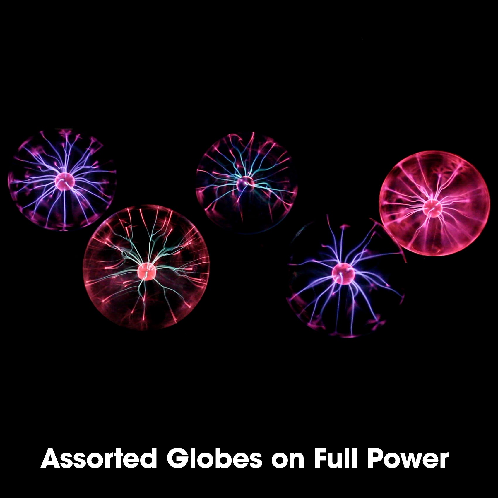 Assorted Junior Pro Plasma Globes - Unique Colors - Limited Quantity
