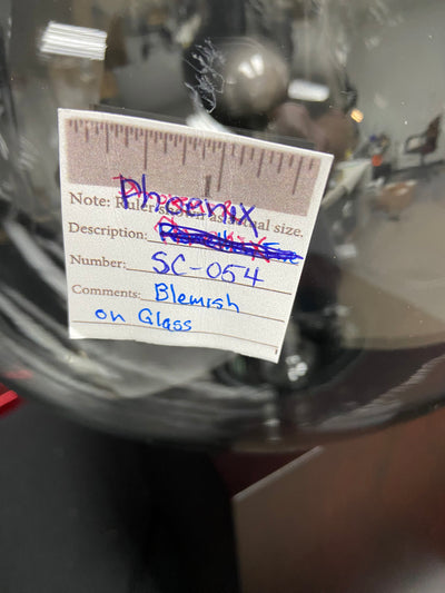 “Phoenix Rising Series III” Plasma Globe SC-054 Small Scratches & Tiny Flecks