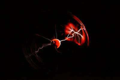 “Phoenix Rising Series III” Plasma Globe SC-092 Small Scratches