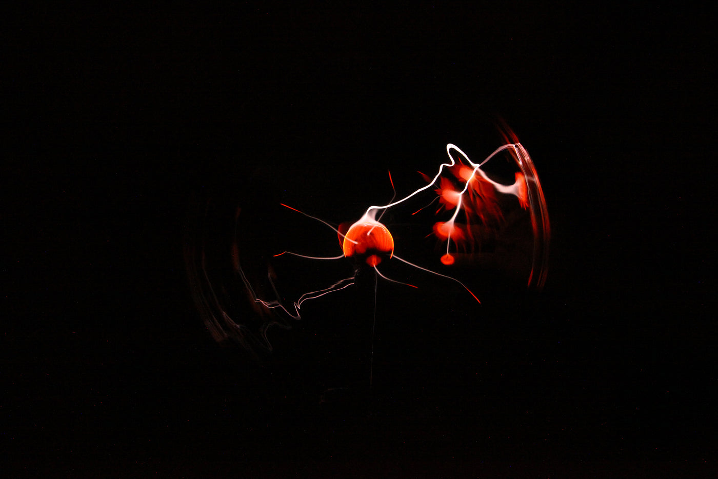 “Phoenix Rising Series III” Plasma Globe SC-054 Small Scratches & Tiny Flecks