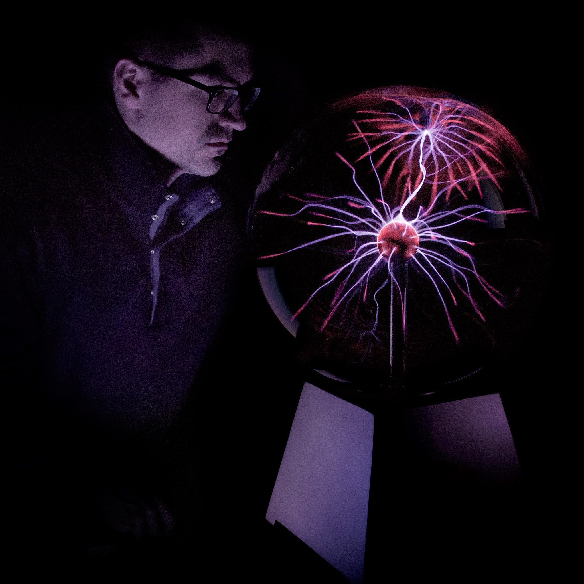 “Tyrian Purple” Continuum Series Plasma Globe