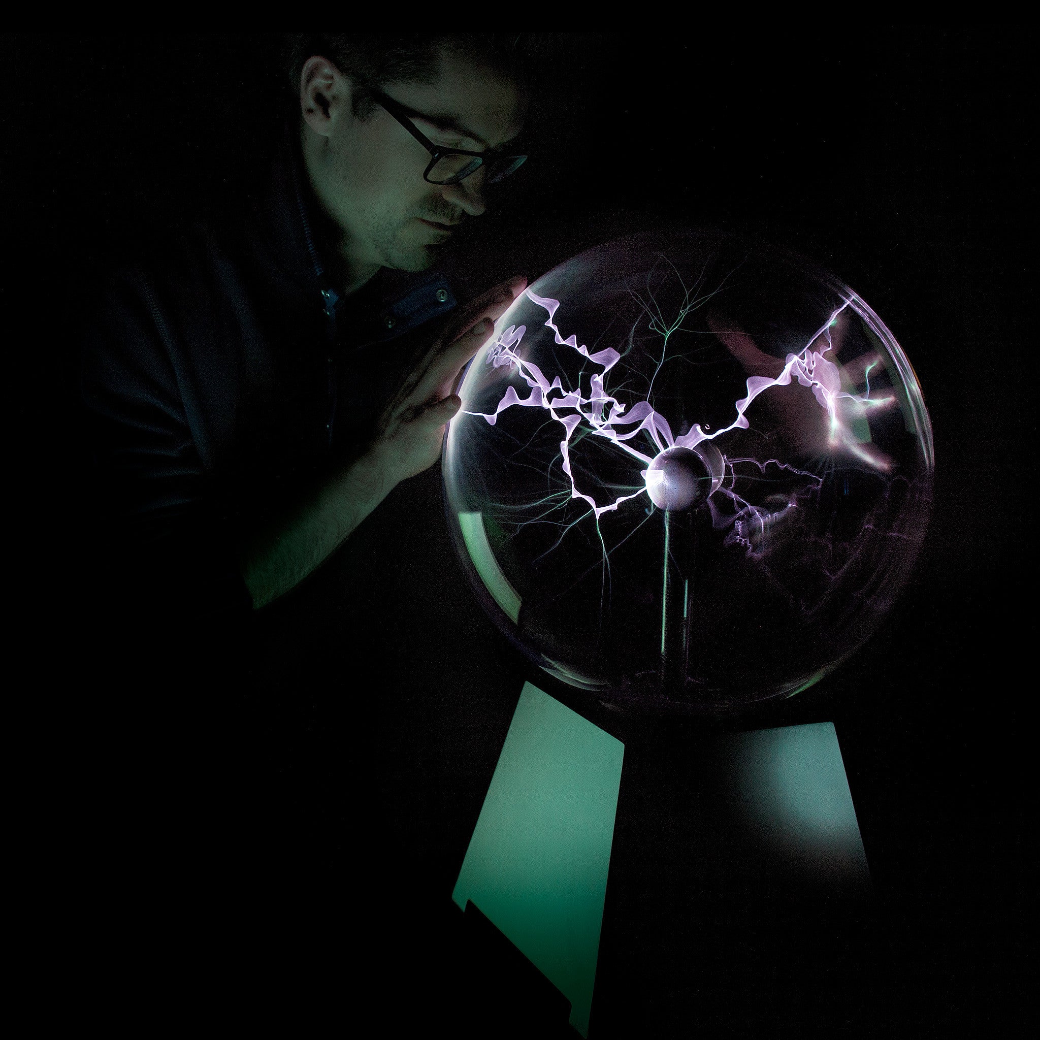 “Emerald Fury Series I” Plasma Globe