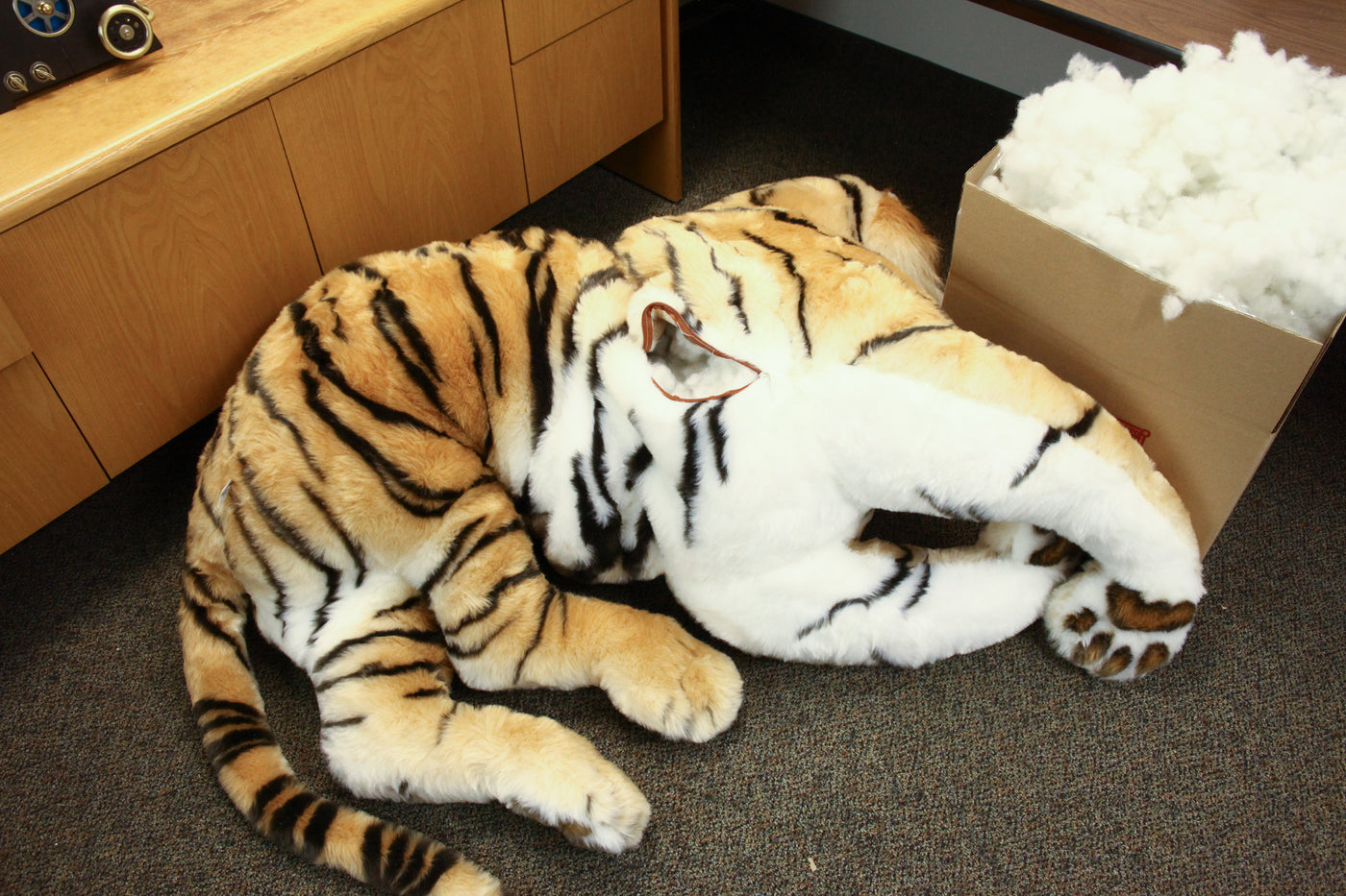 Lifesize Plush Bengal Tiger