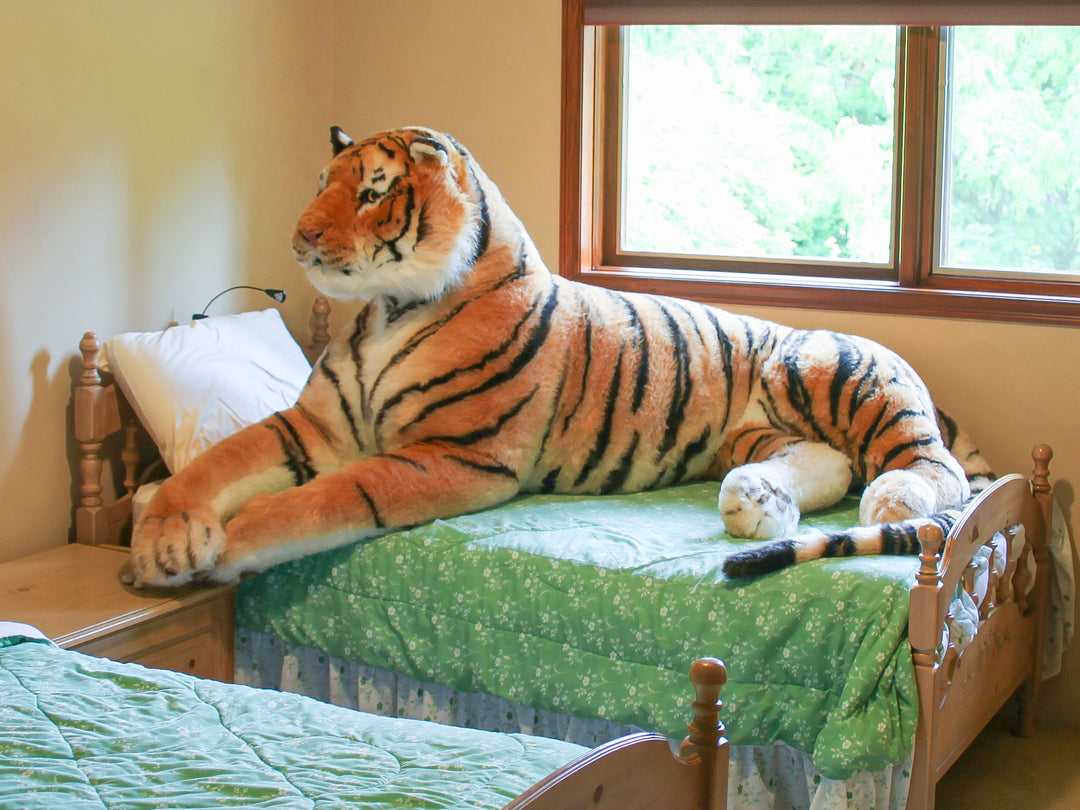 Lifesize Plush Bengal Tiger Aurora Plasma Design