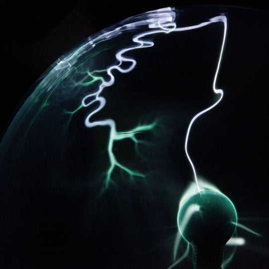 プロモ盤　Fire Ball Under The Blue Light The Dreidel Company Interactive Plasma Ball, Nebula, Thunder